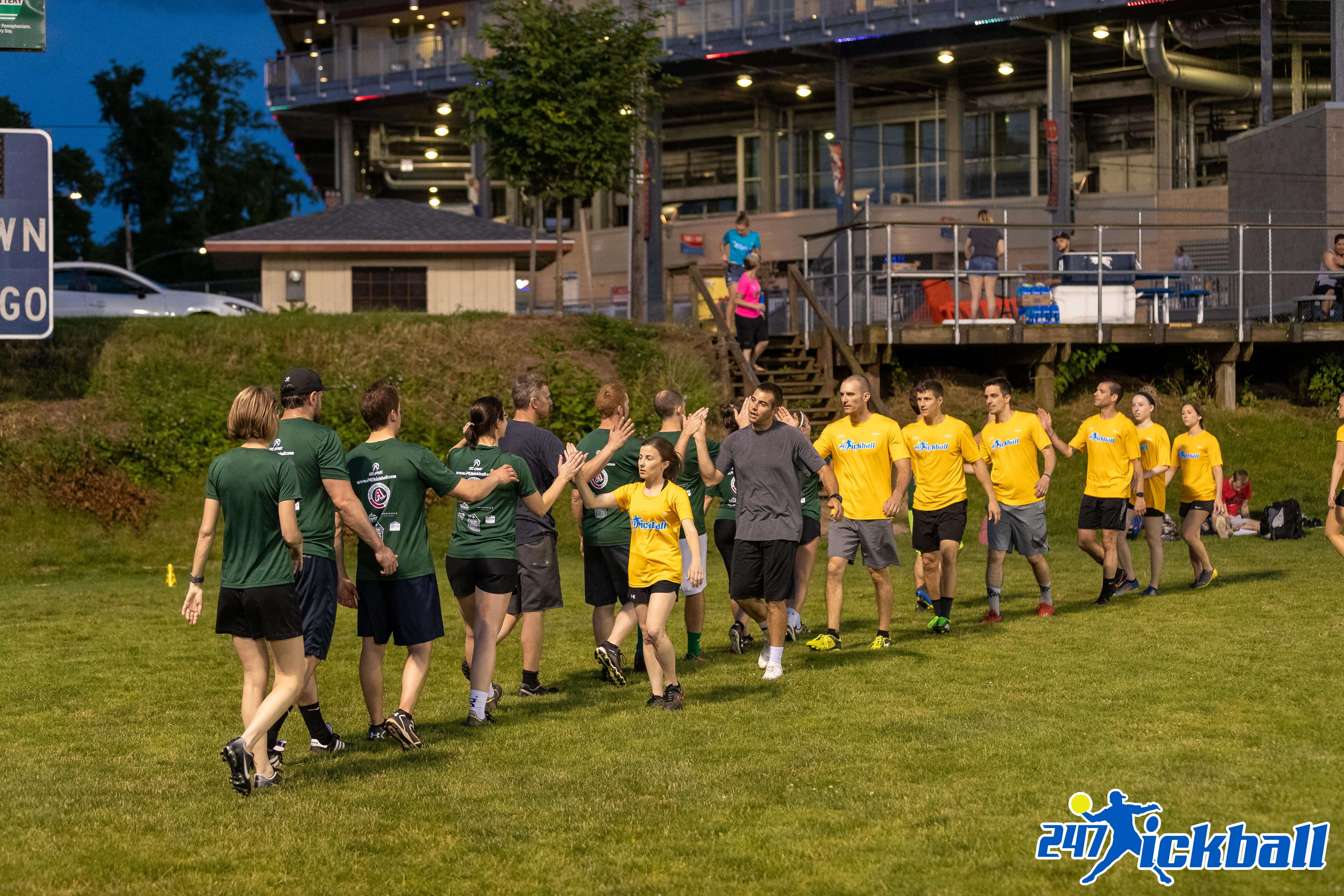 Sports team celebration
